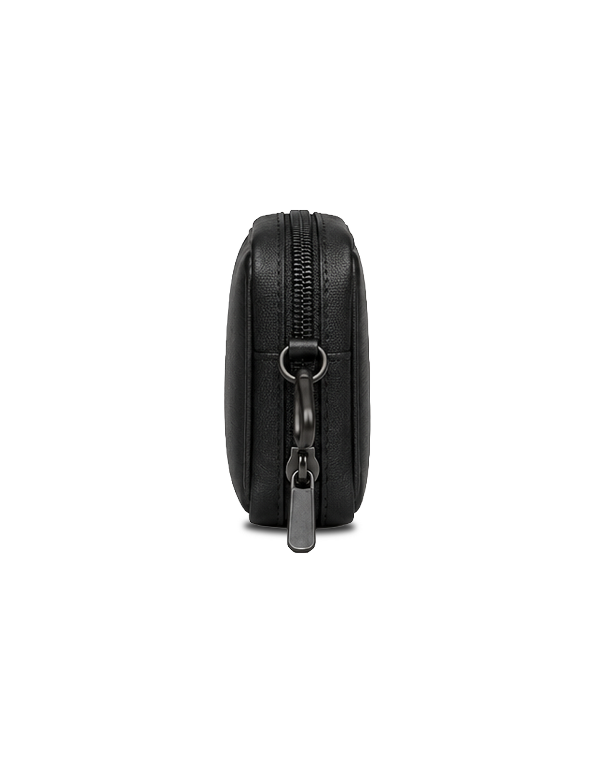 Black Leather Utility Pouch