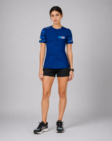 Dot Patterned Sleeve Soldierathon Dri-Fit T-Shirt