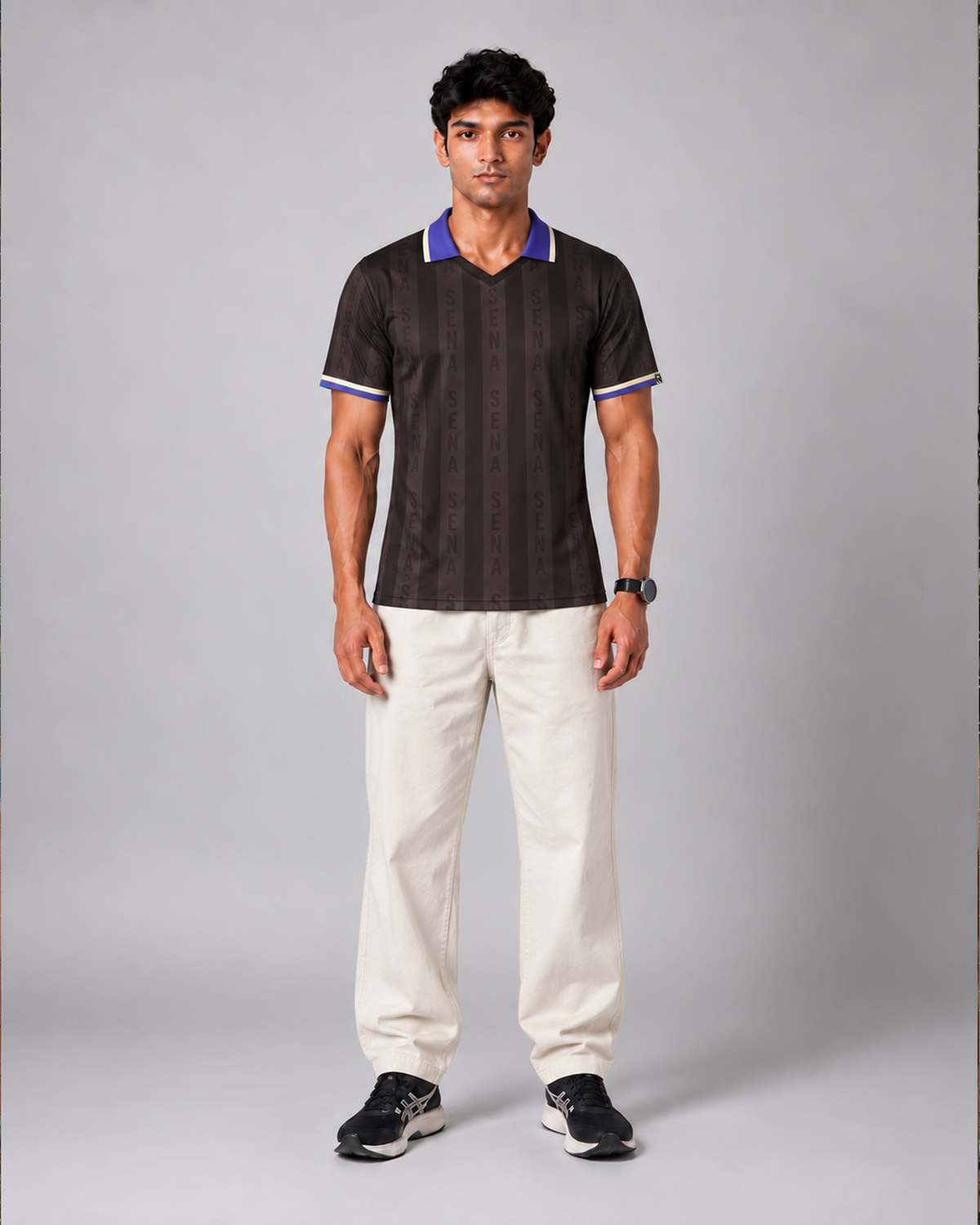 SENA All-Over Print Dri-Fit Polo T-Shirt