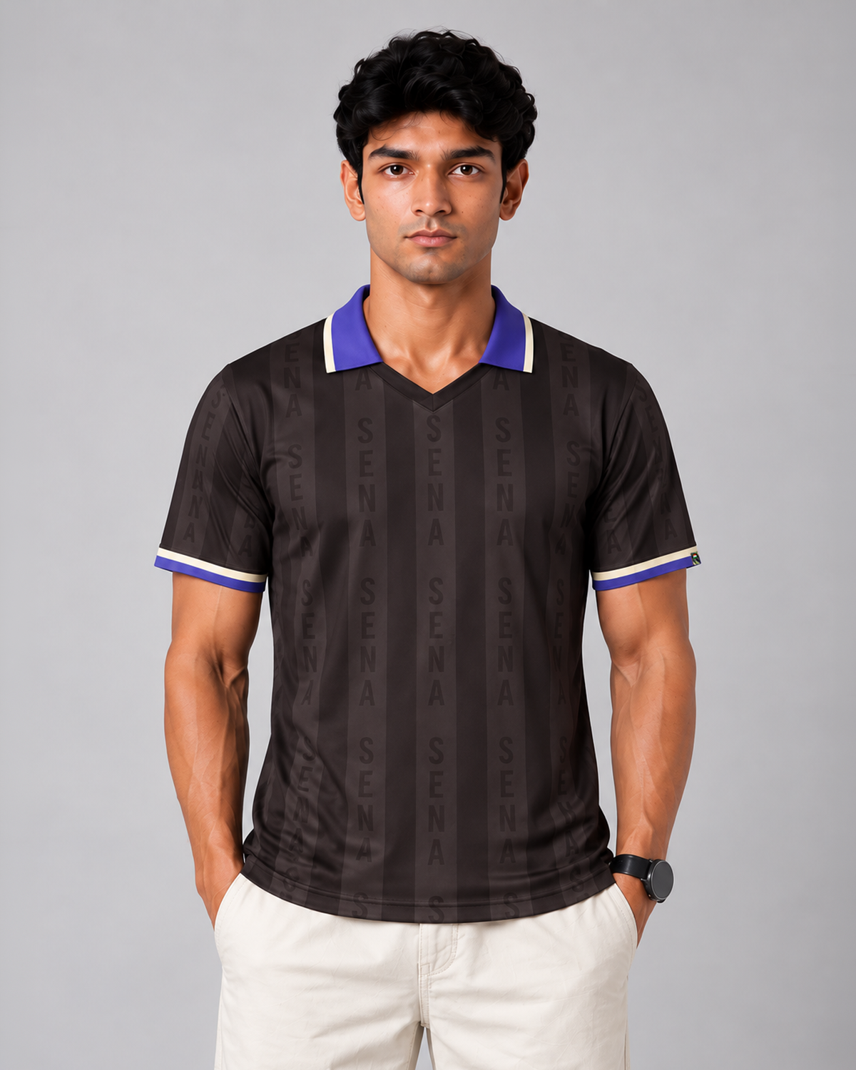 SENA All-Over Print Dri-Fit Polo T-Shirt