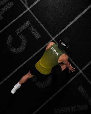 SENA GREEN STRIPE TANK