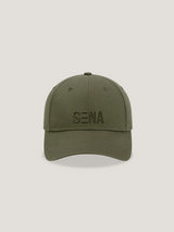 Green cap with 'SENA' logo on a light gray background