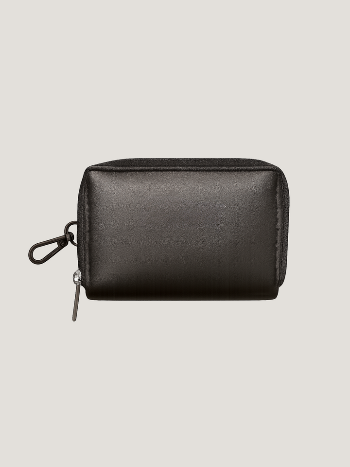 Black Leather Utility Pouch