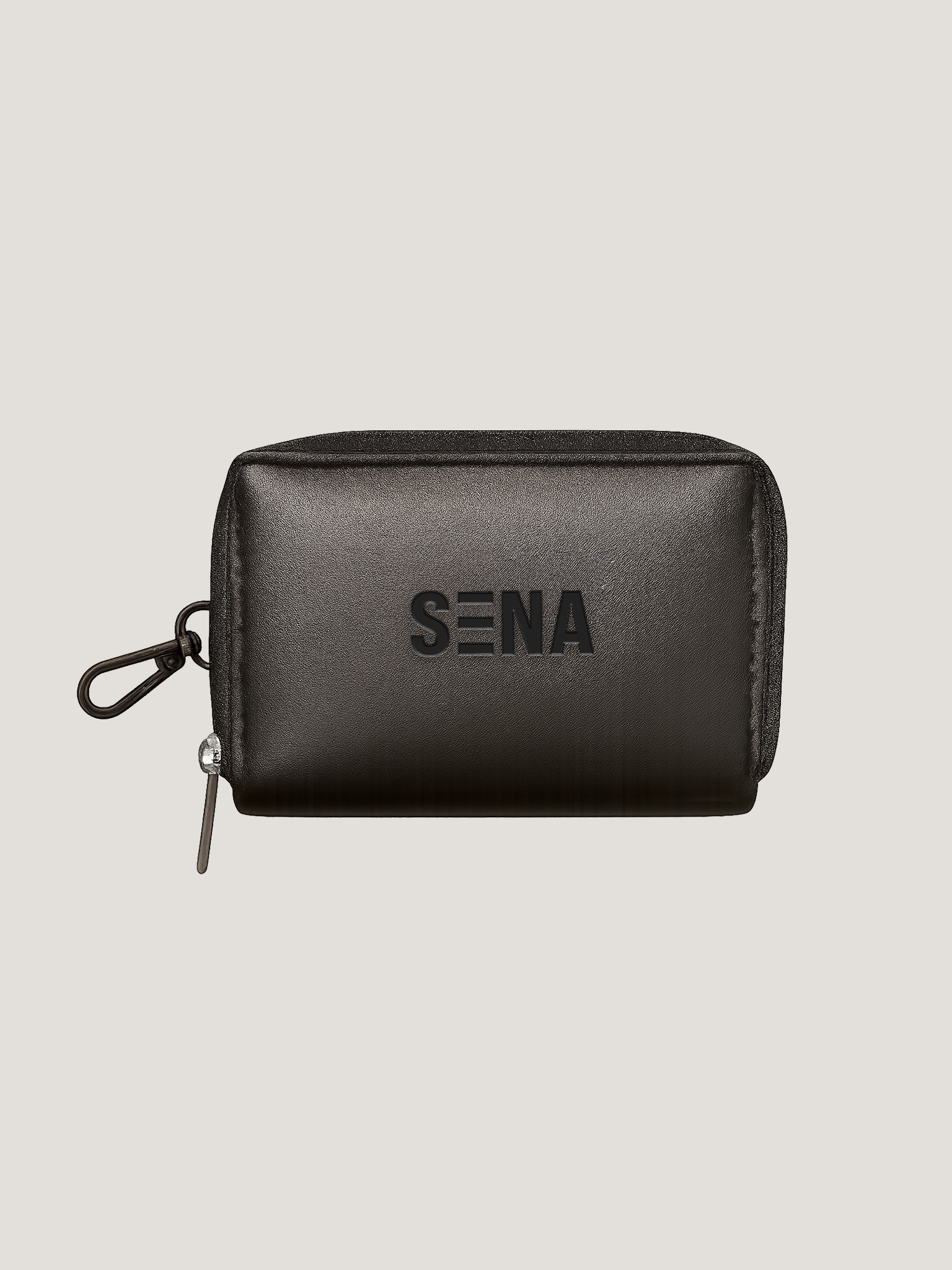 Black Leather Utility Pouch