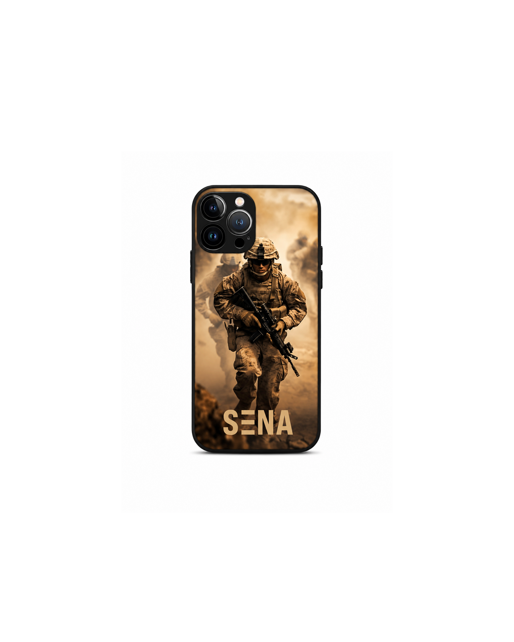 Combat Soldier Military iPhone Case | MagSafe Compatible Tactical War Cover