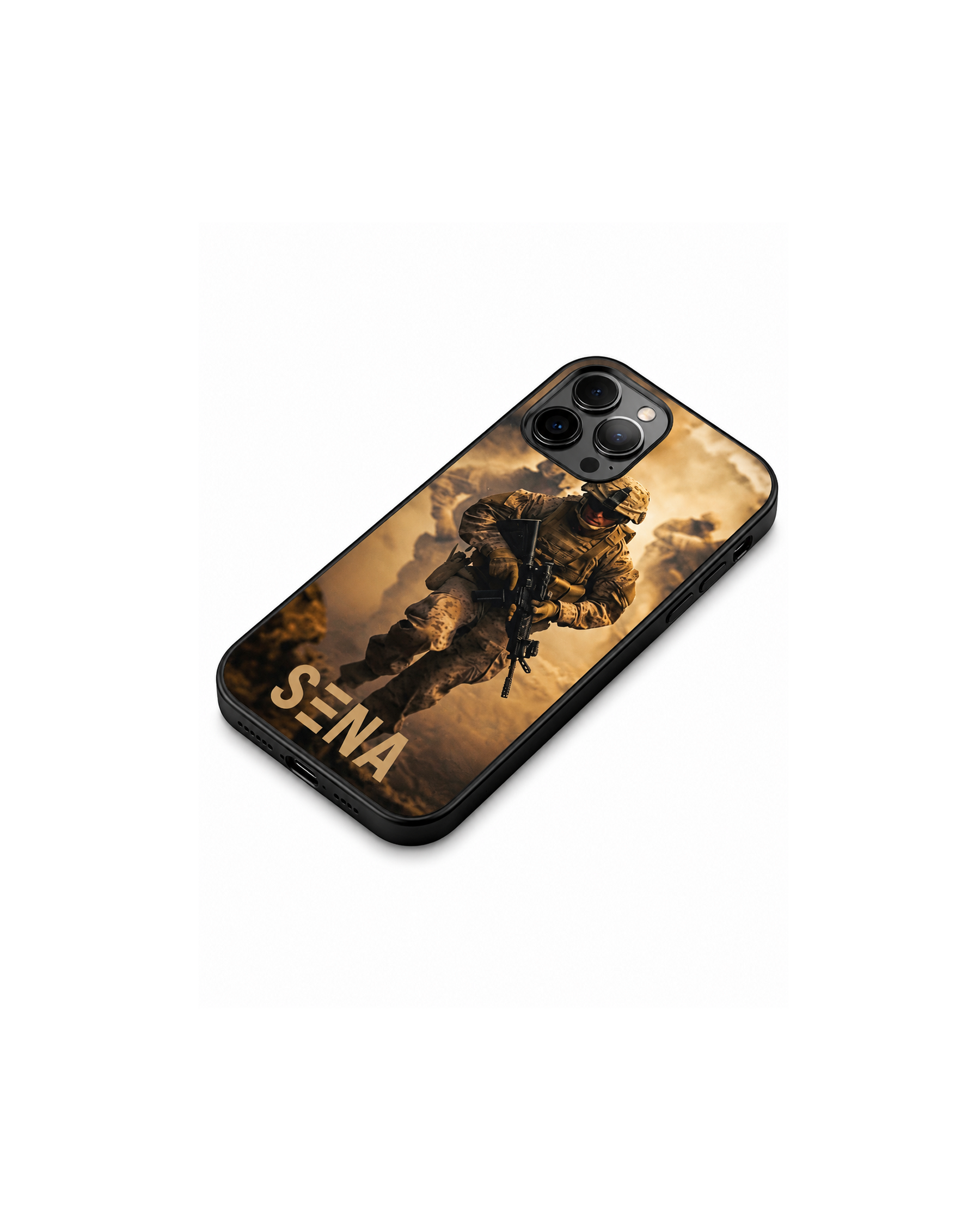 Combat Soldier Military iPhone Case | MagSafe Compatible Tactical War Cover