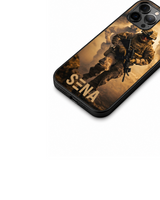 Combat Soldier Military iPhone Case | MagSafe Compatible Tactical War Cover