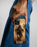 Combat Soldier Military iPhone Case | MagSafe Compatible Tactical War Cover