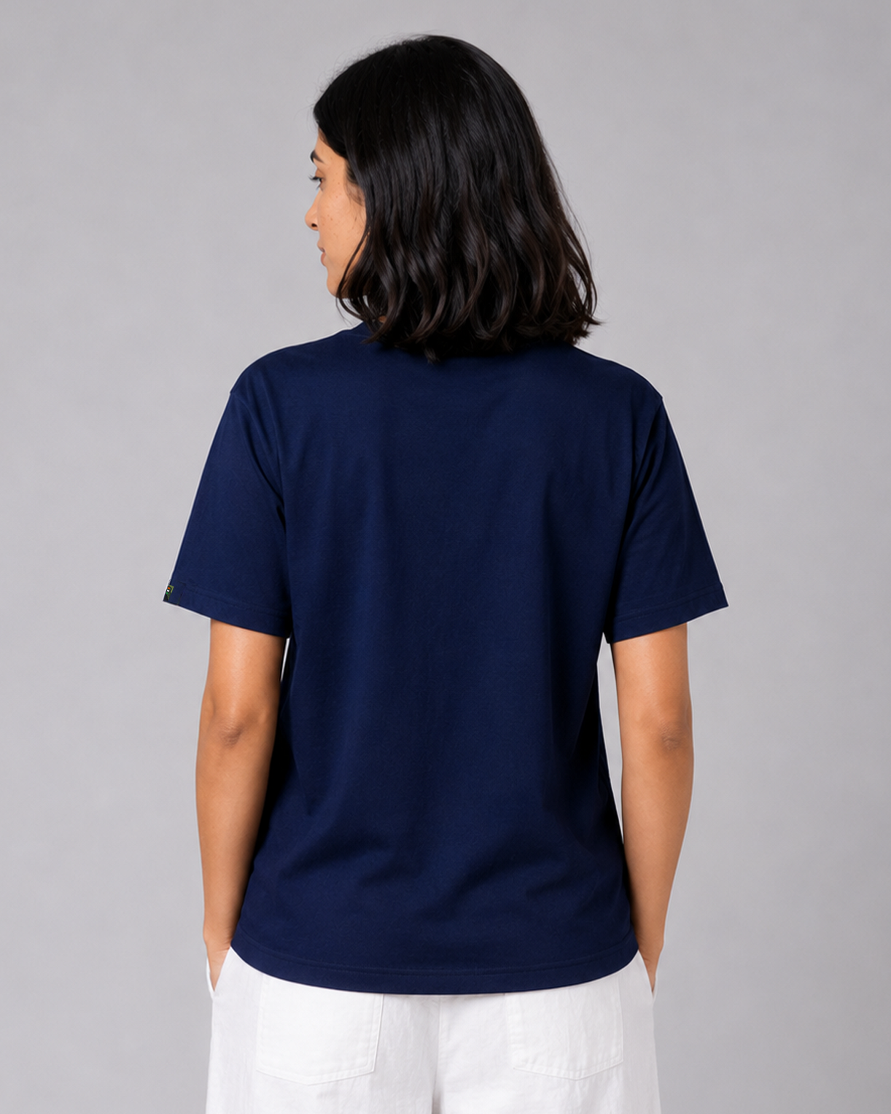 Navy Blue Special Forces T-Shirt | 220 GSM Cotton | Embroidered Relaxed Fit