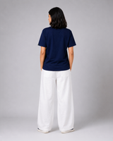 Navy Blue Special Forces T-Shirt | 220 GSM Cotton | Embroidered Relaxed Fit