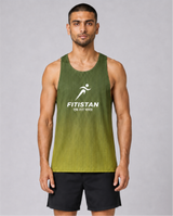 FITISTAN GREEN STRIPE TANK