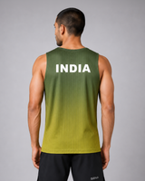 SENA GREEN STRIPE TANK
