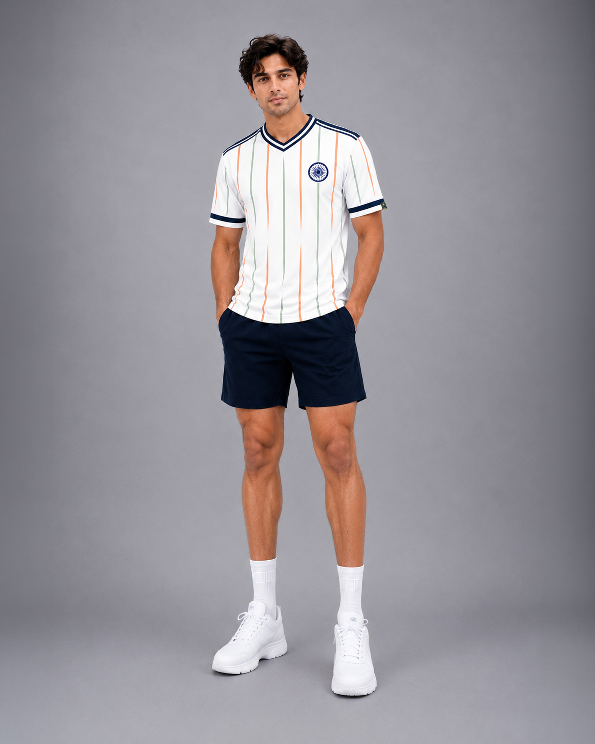 SENA Tricolour Stripes Performance T-Shirt