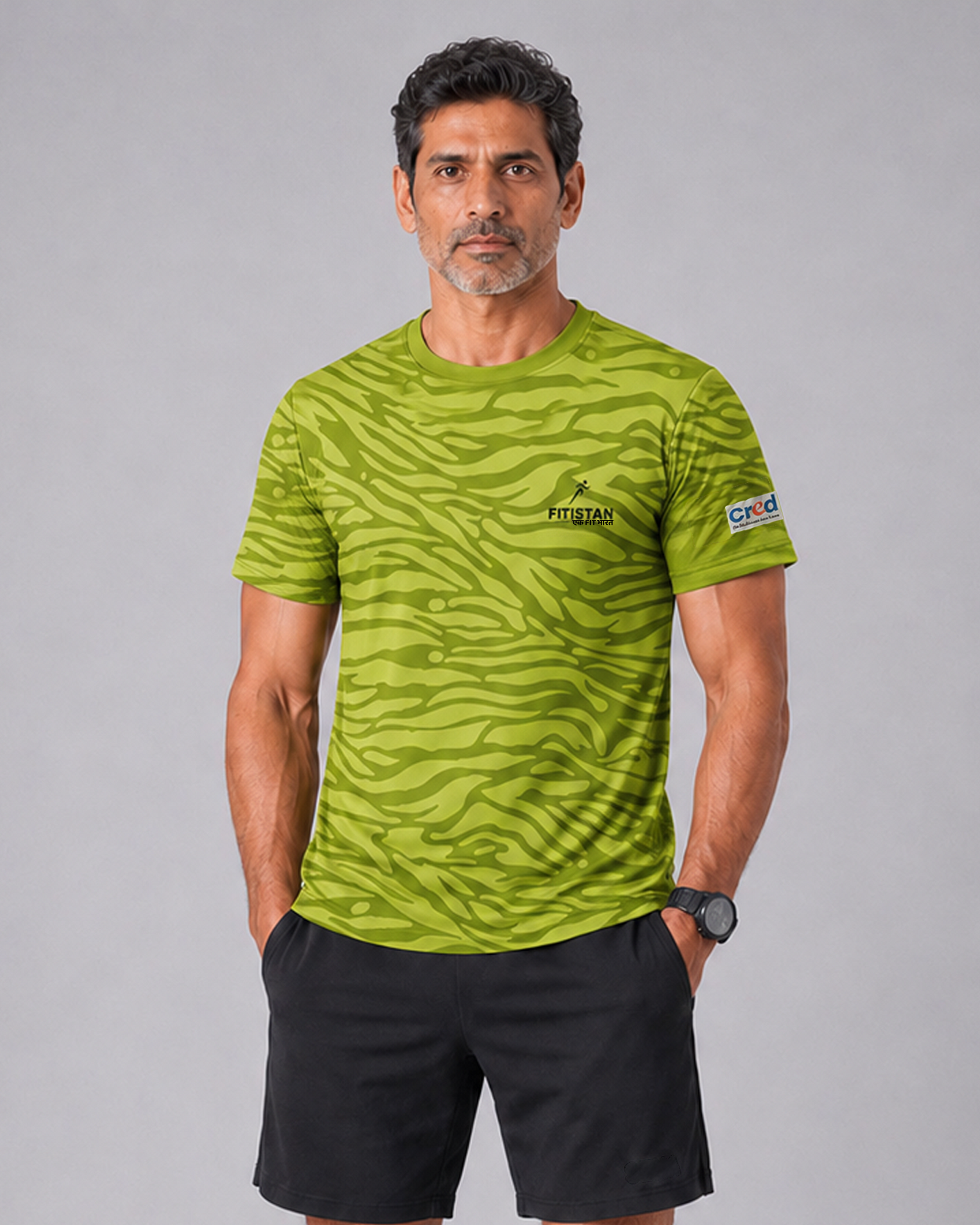 Tiger Print Soldierathon Dri-Fit T-Shirt