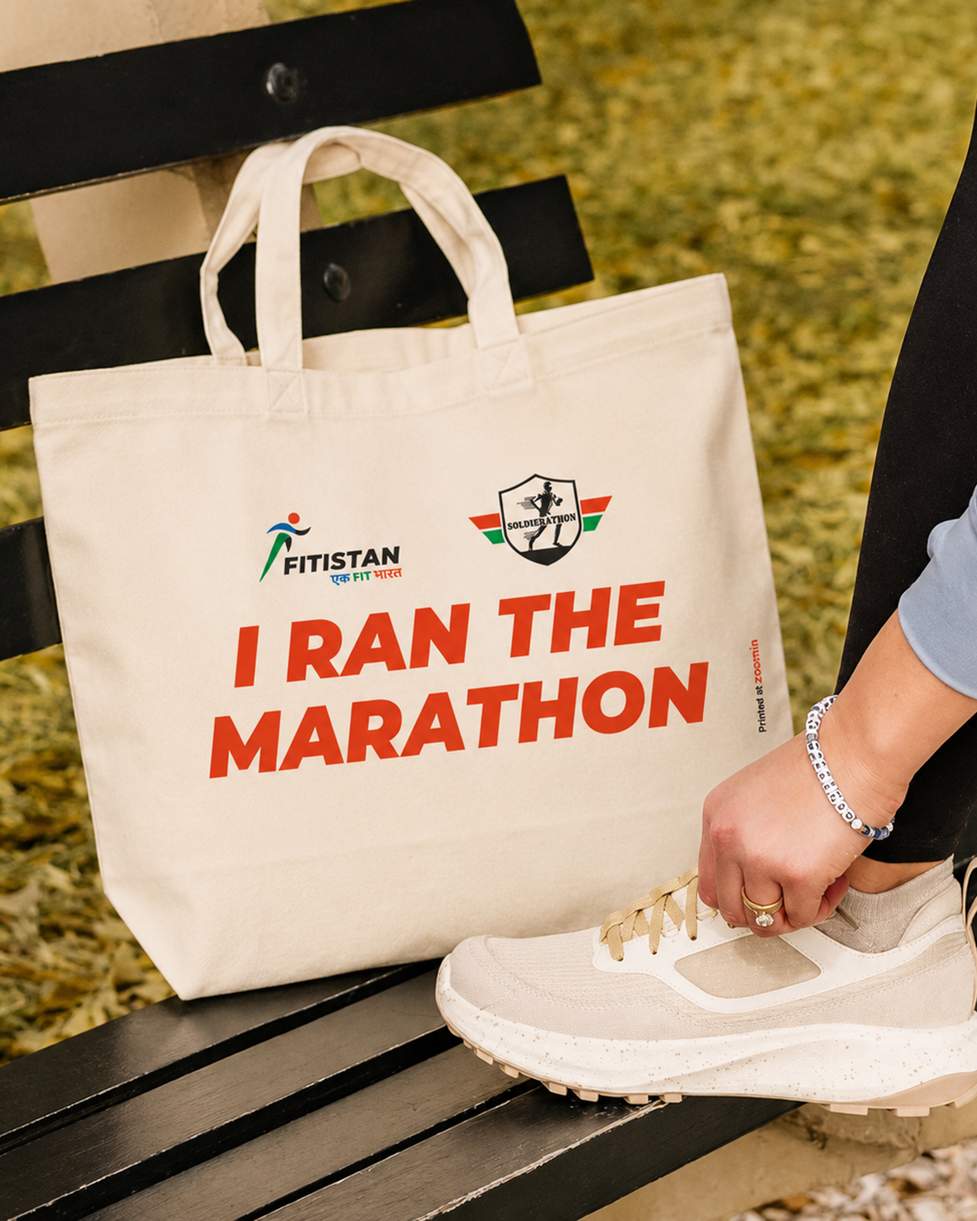 Soldierathon “I Ran The Marathon” Tote Bag