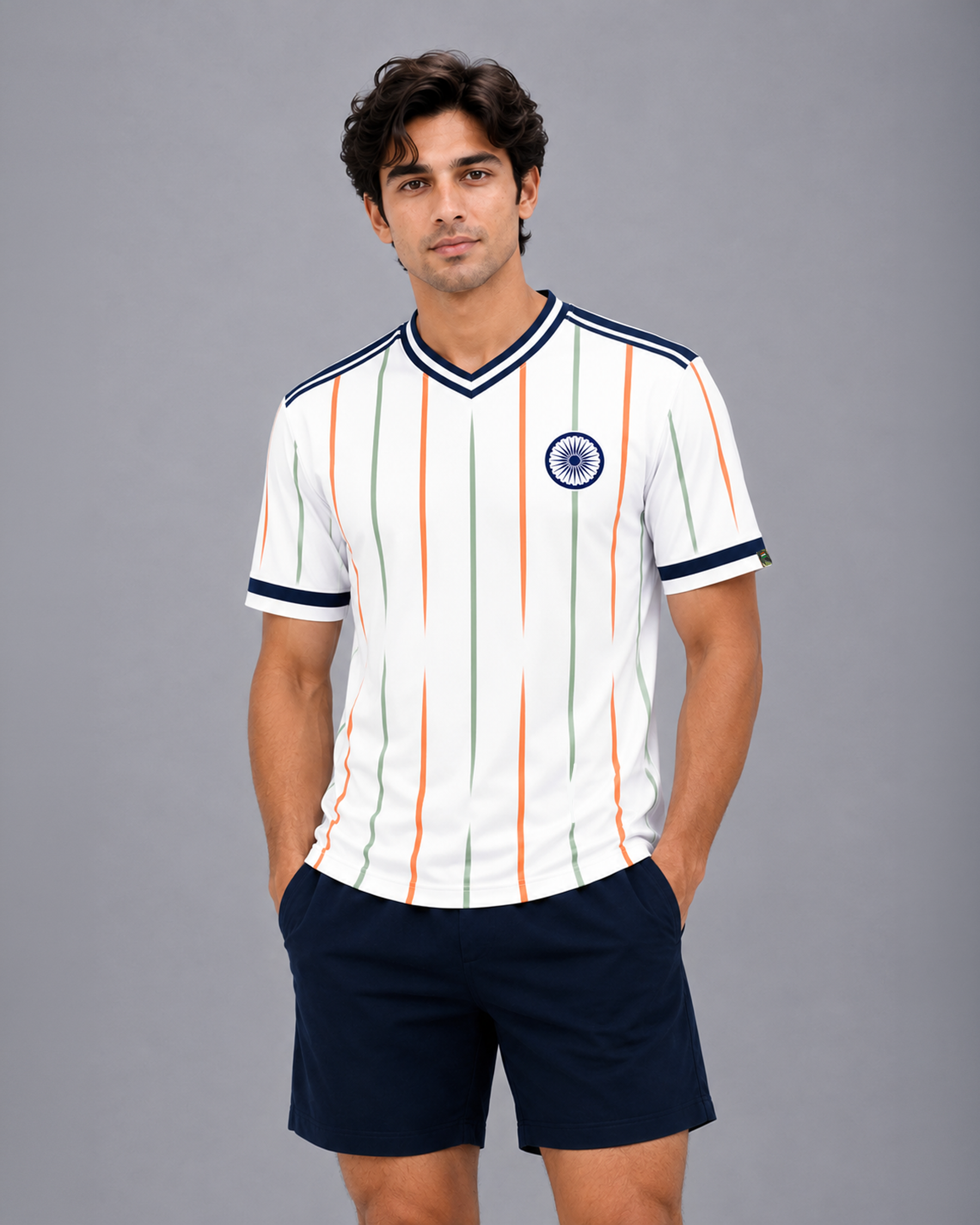 SENA Tricolour Stripes Performance T-Shirt