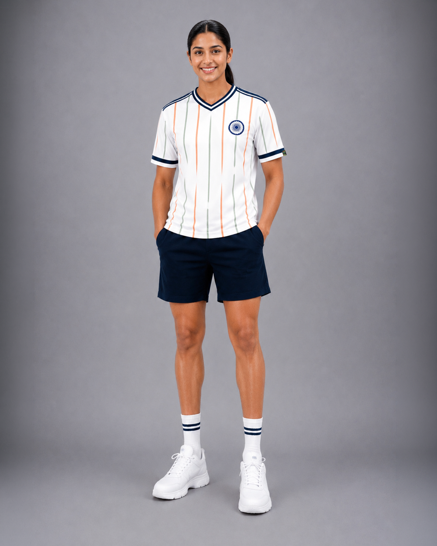 SENA Tricolour Stripes Performance T-Shirt