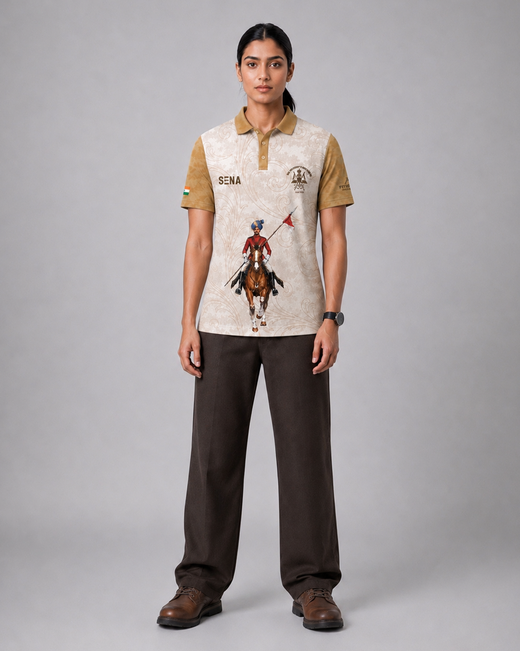 PBG Beige Polo High Quality Performance