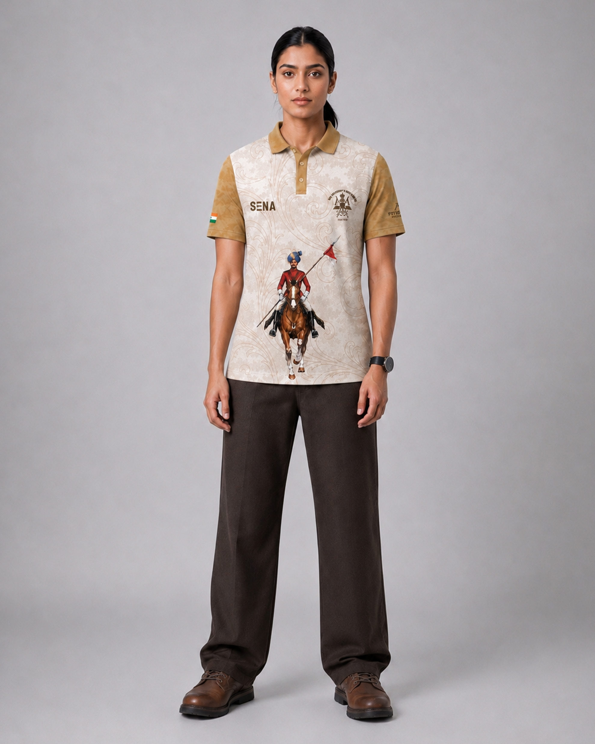 PBG Beige Polo High Quality Performance