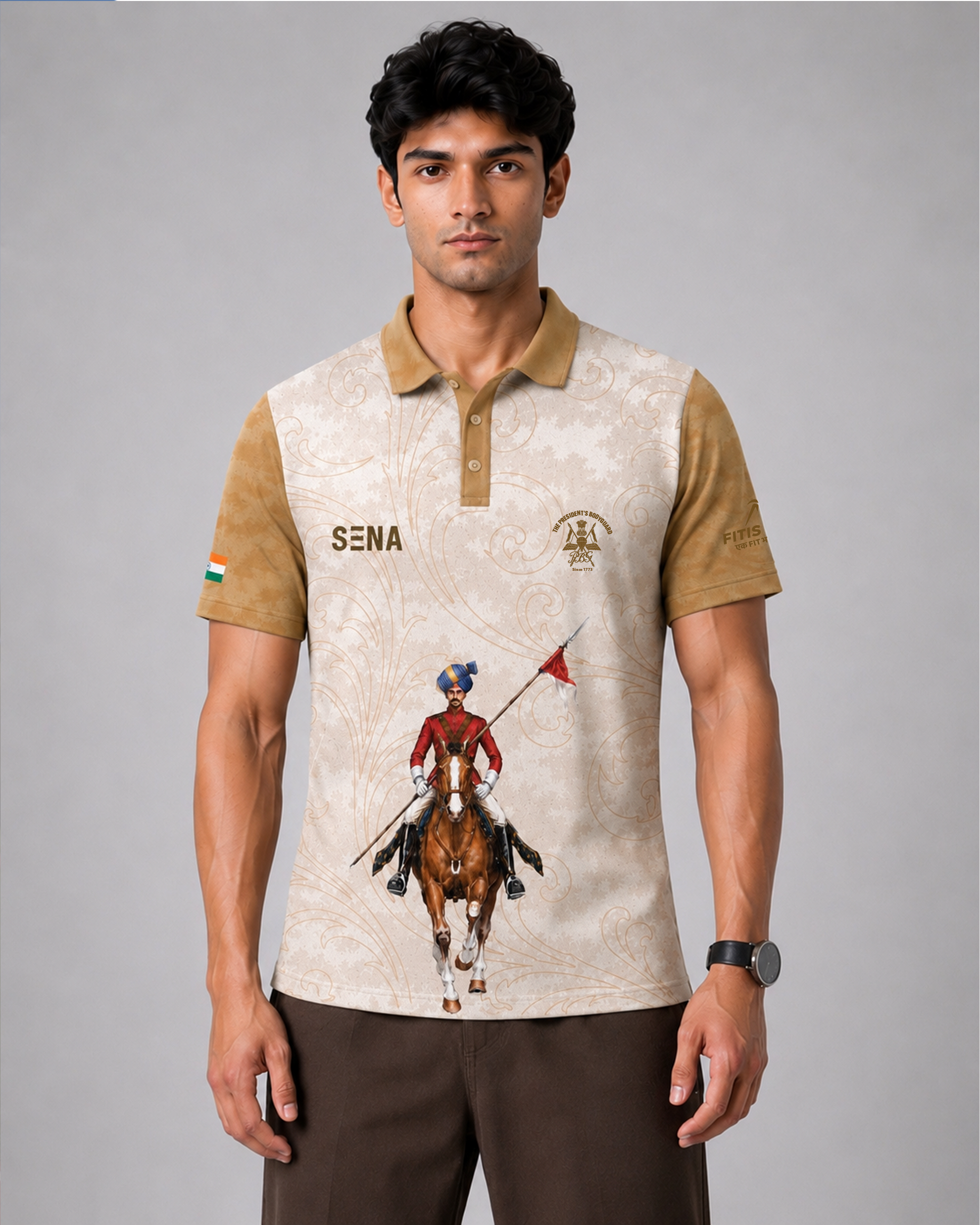 PBG Beige Polo High Quality Performance