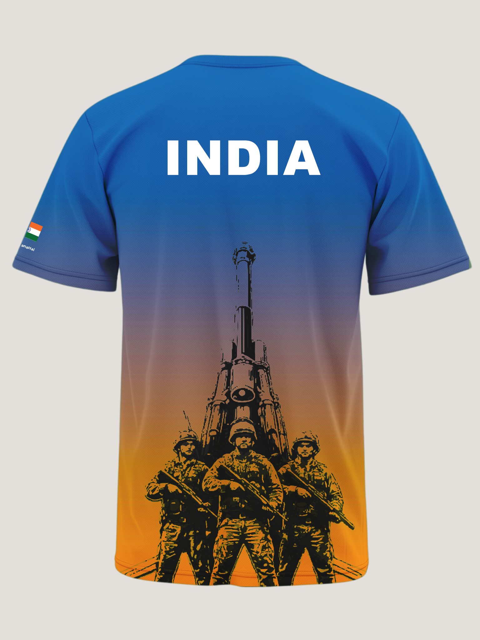 Official Hyderabad Soldierathon 2026 Marathon Athleisure T-Shirt | 180 GSM Dri-Fit | India Print Edition