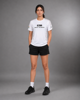 White Sena Dri-Fit Performance T-Shirt | 180 GSM | India Tricolour Edition