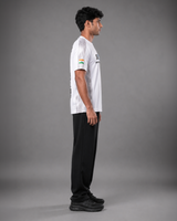 White Sena Dri-Fit Performance T-Shirt | 180 GSM | India Tricolour Edition
