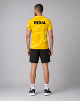 Yellow Patriotic Round Neck Unisex Dri-Fit T-Shirt | High-Performance Athleisure Tee