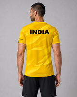 Yellow Patriotic Round Neck Unisex Dri-Fit T-Shirt | High-Performance Athleisure Tee
