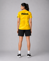 Yellow Patriotic Round Neck Unisex Dri-Fit T-Shirt | High-Performance Athleisure Tee