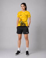 Yellow Patriotic Round Neck Unisex Dri-Fit T-Shirt | High-Performance Athleisure Tee